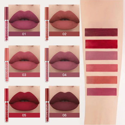 Handaiyan - Labial Líquido Mate Set x6
